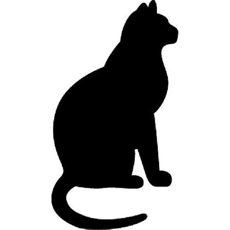 Pouncing Cat Silhouette at GetDrawings | Free download