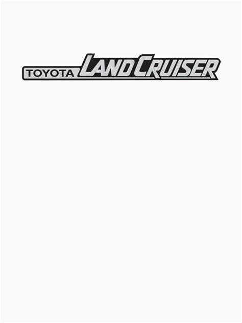 the toyota land cruiser logo on a white background