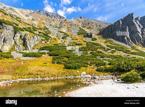 Hiking in High Tatras Mountains (Vysoke Tatry), Slovakia. Mlynicka ...