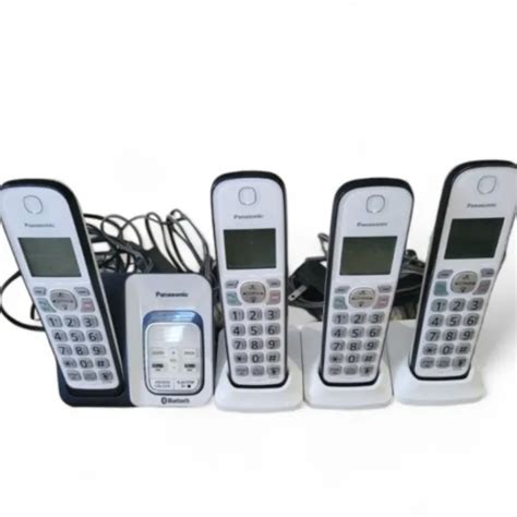 PANASONIC LINK2CELL BLUETOOTH CORDLESS PHONES (Four Total) $45.00 ...