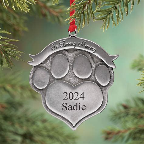 Personalized Pet Memorial Ornament - Christmas - Miles Kimball