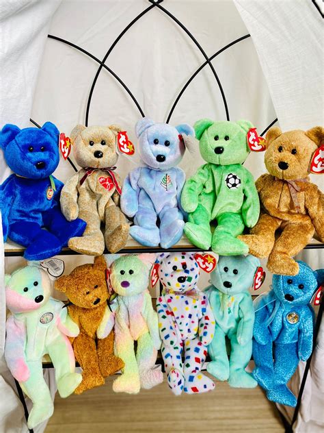 Vintage Collectable Beanie Baby Bears - You Pick! - All Retired Beanie ...