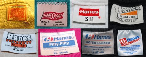 Hanes Brand | Vintage T-Shirt Tag | Shamrock Mills | Brand