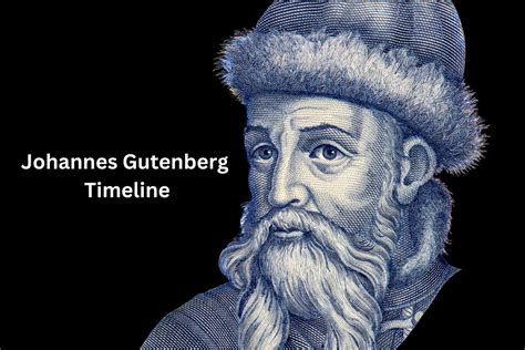 Johannes Gutenberg Timeline - Have Fun With History