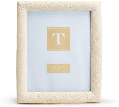 Amazon.com - Two's Company Ivory Shagreen Texture 8X10 Photo Frame