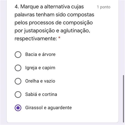 Qual a palavra tem sido compostas pelo processo de composição por justaposição e aglutinação ...