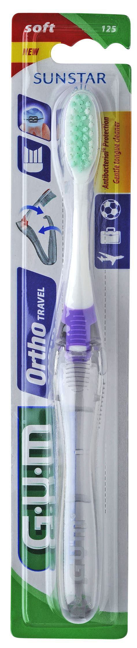 125 GUM Orthodontic Travel Toothbrush - SUNSTAR – Oral Care Products Provider