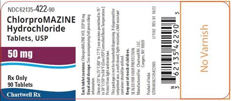 Chlorpromazine Tablets: Package Insert - Drugs.com