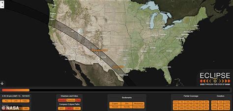 Interactive map will help YOU see October's ring of fire solar eclipse - irideat