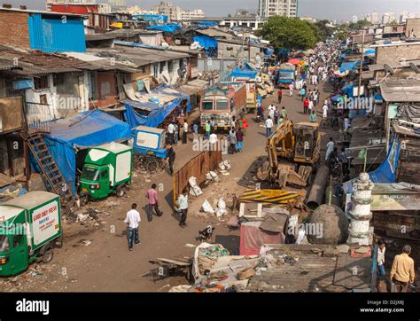 Dharavi slum, Mumbai, India Stock Photo - Alamy