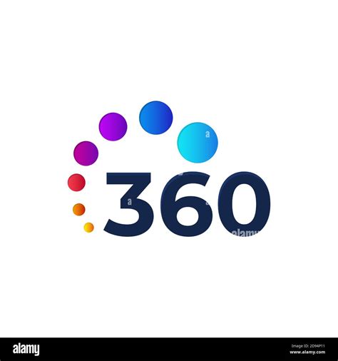 360 logo design vector inspiration Stock Vector Image & Art - Alamy