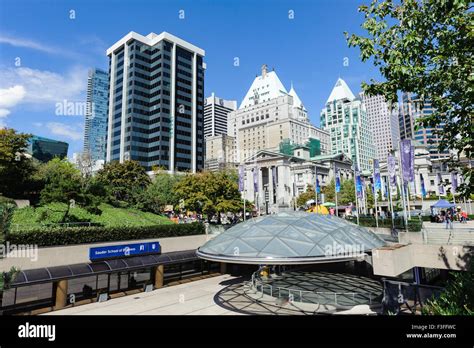 Robson Square Ice Rink Stock Photo - Alamy