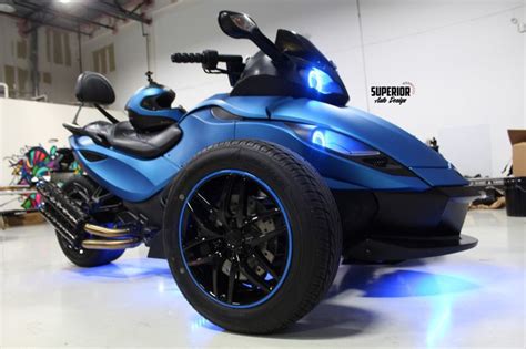 CAN AM SPYDER | CUSTOM WRAP, LIGHTS, PAINT, WHEELS AND SEAT | Can am spyder, Can am, Spyder