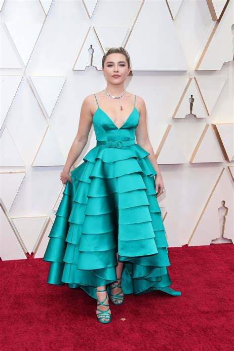 Florence Pugh – Oscars 2020 Red Carpet • CelebMafia