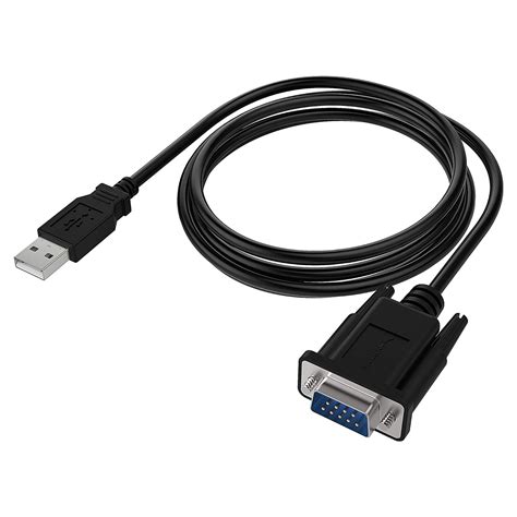 Sabrent USB 2.0 to Serial (9-Pin) DB-9 RS-232 Adapter Cable 6ft Cable [FTDI Chipset] (CB-FTDI ...