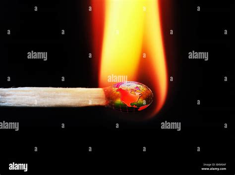 Match on Fire Stock Photo - Alamy