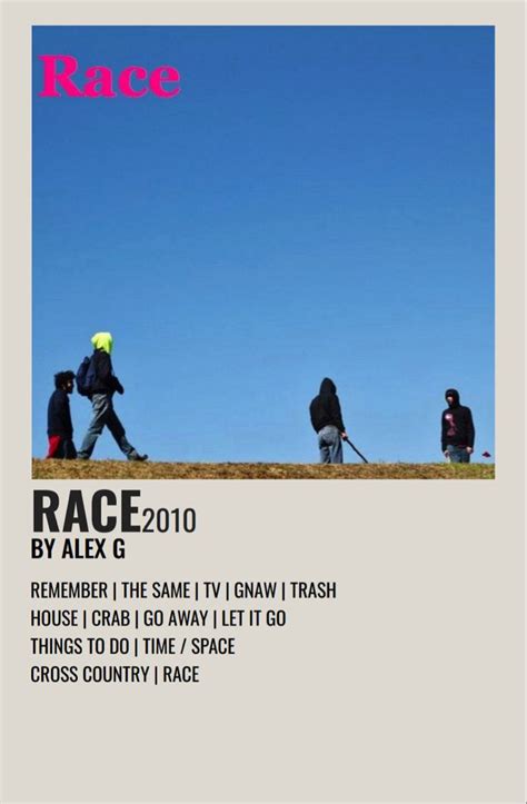 alex g race polaroid poster | Alex g, Music poster design, Music poster ...