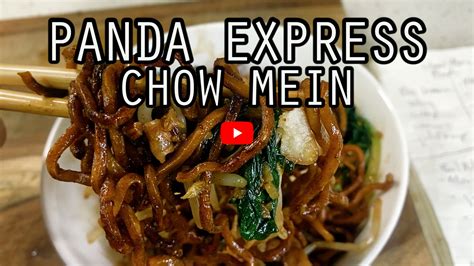 Panda Express Chow Mein — Woo Can Cook