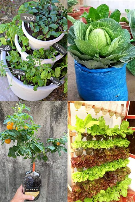 35 Creative Container Vegetable Garden Ideas - A Piece Of Rainbow