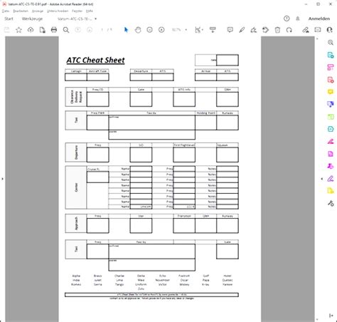 VATSIM / ATC / IVAO CheatSheet and FlowExample for Microsoft Flight Simulator | MSFS