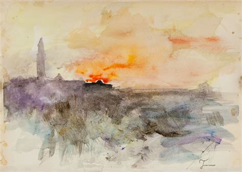 JMW TURNER British 1775-1851 Watercolor/Paper