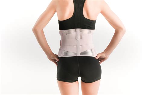 SENTEQ Women Back Brace Lumbar Support - Pink Lumbar Support Treats Ac