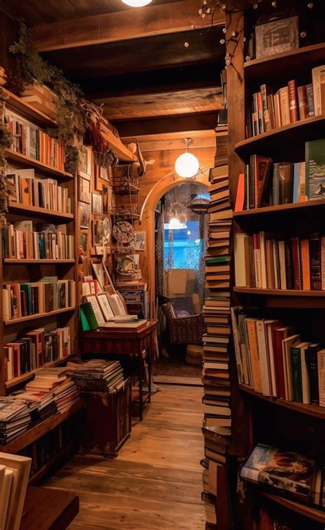 a long narrow room with many books on the shelves