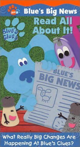 Blue's Clues: Blue's Big News - Read All [VHS] : Amazon.fr: DVD et Blu-ray