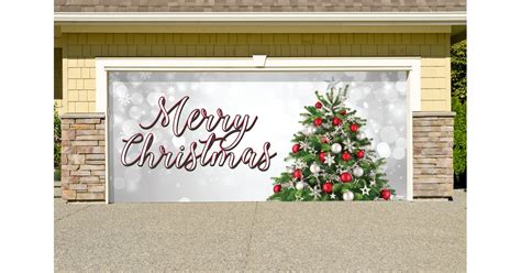 Merry Christmas Tree Garage Door Mural | Garage Christmas Banner s | POPSUGAR Home Photo 30