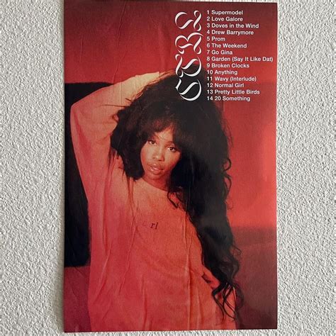 SZA CTRL poster 11 x 17 super cute poster just have... - Depop