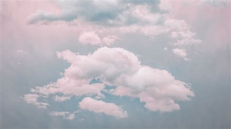 Download wallpaper 2560x1440 clouds, sky, porous, pastel, light widescreen 16:9 hd backg ...