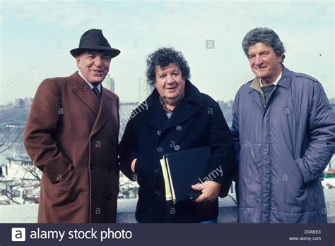 TELLY SAVALAS with George Savalas and Gus Savalas 1984.(Credit Image Stock Photo, Royalty Free ...