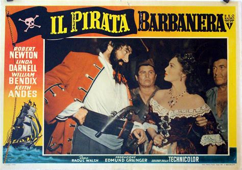 "IL PIRATA BARBANERA" MOVIE POSTER - "BLACKBEARD THE PIRATE" MOVIE POSTER