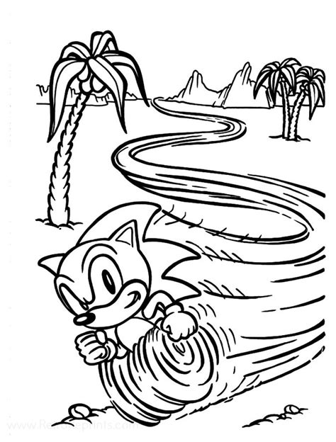 Movie Sonic Coloring Pages - Coloring Home