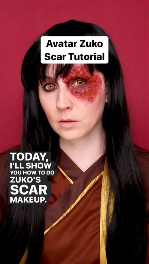 Zuko Scar Makeup Tutorial from Avatar the Last Airbender ATLA ...