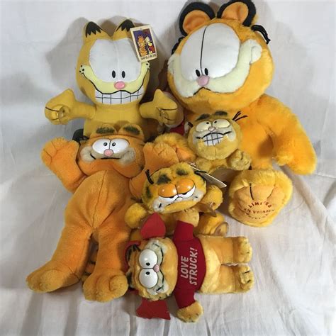 #Garfield Lot of 6 Plush Stuff Animal Collection #Dankin Limited Edition Window #eBay | Plush ...