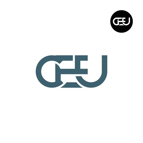 Letter CEU Monogram Logo Design 27915254 Vector Art at Vecteezy