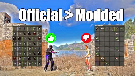 Official Rust is BETTER Than Modded Rust... - YouTube