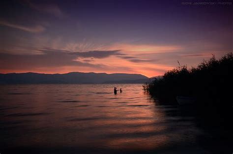 Sunset fishing on Lake Prespa | Sunset, Planet earth, Lake