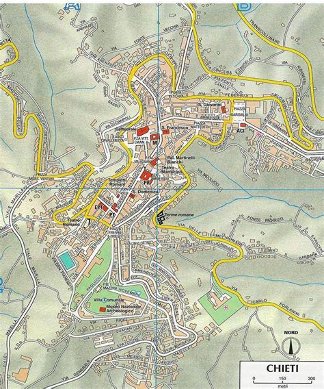 Mappa di Chieti - Cartina di Chieti