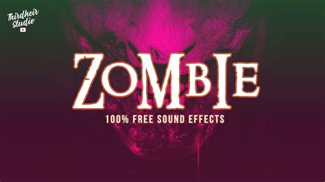 Zombie - Horror Free Sound Effects - YouTube