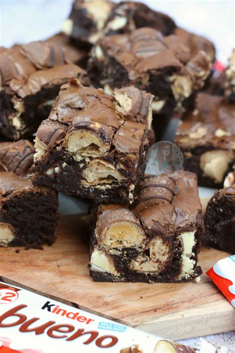 Kinder Bueno Brownies! - Jane's Patisserie Tray Bake Recipes, Brownie Recipes, Baking Recipes ...