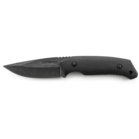 Schrade® SCHF13 Modified Drop Point Fixed Blade Knife - 297650, Fixed ...