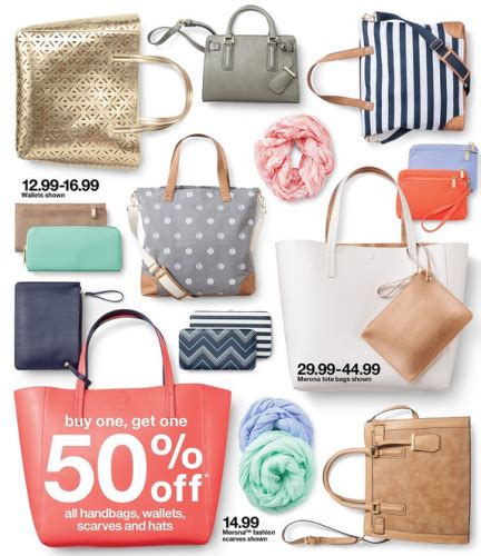 Target.com: Buy One Get One 50% off Women's Handbags, Scarves & more ...