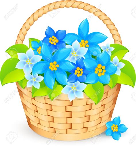 basket of flowers clipart 20 free Cliparts | Download images on ...