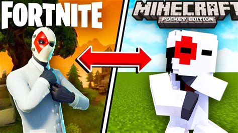 How To Get Fortnite Skins In Minecraft Pocket Edition! (Minecraft PE ...