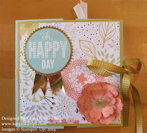 Decorated Flip Album | Stamping With Karen