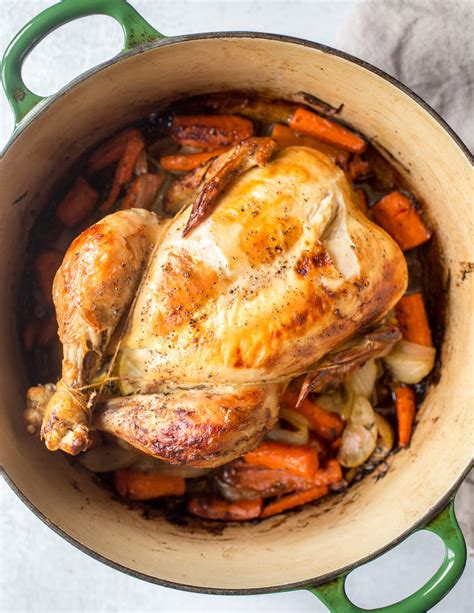 Dutch Oven Whole Roast Chicken Recipe - Smells Like Home