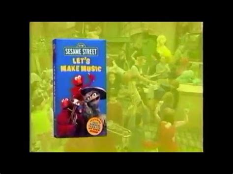 Sesame Street: Let's Make Music VHS Trailer 2000 - YouTube