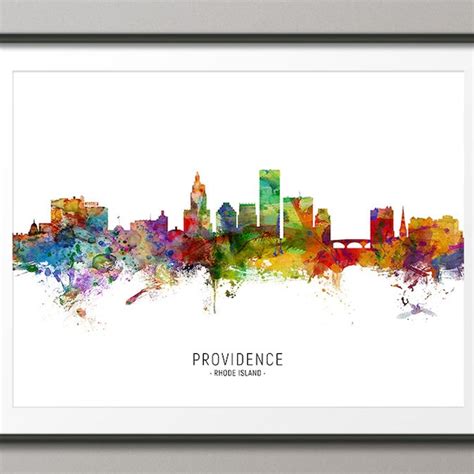 Providence Ri Skyline - Etsy